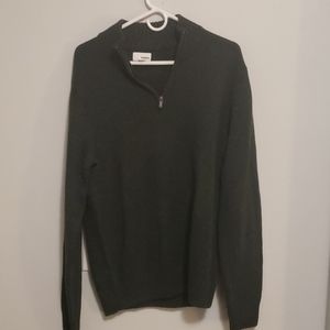 Men's Sweater, Forest Green Speckle